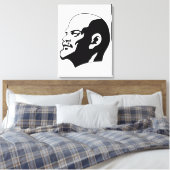Lenin, USSR, CCCP, Sovjet-Unie, Communisme Canvas Afdruk (Insitu (Slaapkamer))