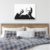 Lenin, USSR, CCCP, Sovjet-Unie, Communisme Canvas Afdruk (Insitu (Slaapkamer))