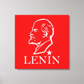 Lenin, USSR, CCCP, Sovjet-Unie, Communisme Canvas Afdruk (Voorkant)