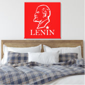 Lenin, USSR, CCCP, Sovjet-Unie, Communisme Canvas Afdruk (Insitu (Slaapkamer))