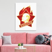 Lenin, USSR, CCCP, Sovjet-Unie, Communisme Canvas Afdruk (Insitu (Woonkamer))