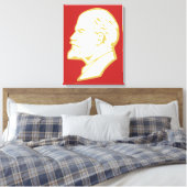 Lenin, USSR, CCCP, Sovjet-Unie, Communisme Canvas Afdruk (Insitu (Slaapkamer))