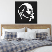 Lenin, USSR, CCCP, Sovjet-Unie, Communisme Canvas Afdruk (Insitu (Slaapkamer))