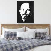 Lenin, USSR, CCCP, Sovjet-Unie, Communisme Canvas Afdruk (Insitu (Slaapkamer))