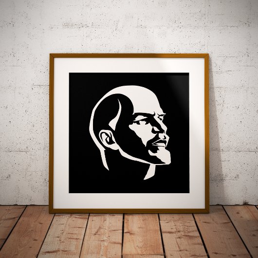 Lenin, USSR, CCCP, Sovjet-Unie, Communisme Folie Afdrukken