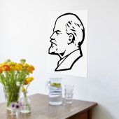 Lenin, USSR, CCCP, Sovjet-Unie, Communisme Folie Afdrukken (Laag (Keuken))