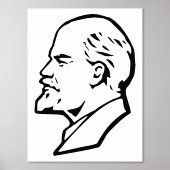 Lenin, USSR, CCCP, Sovjet-Unie, Communisme Folie Afdrukken (Voorkant)