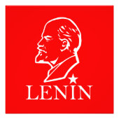 Lenin, USSR, CCCP, Sovjet-Unie, Communisme Foto Afdruk (Voorkant)
