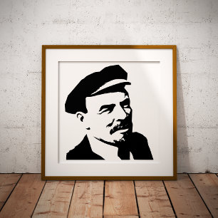 Lenin, USSR, CCCP, Sovjet-Unie, Communisme Foto Afdruk