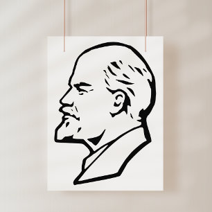 Lenin, USSR, CCCP, Sovjet-Unie, Communisme Foto Afdruk
