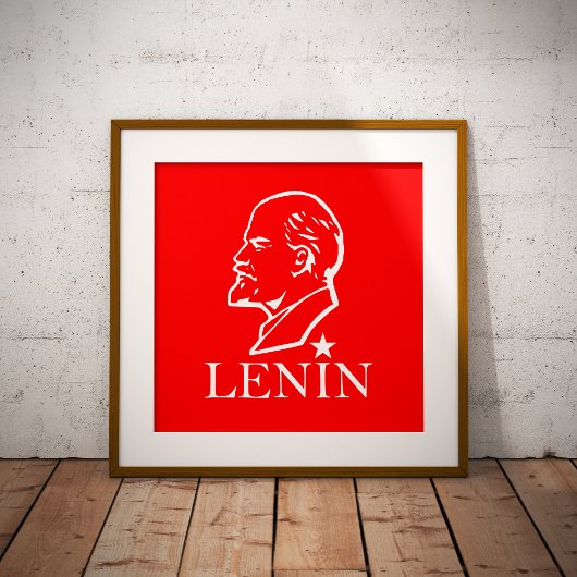 Lenin, USSR, CCCP, Sovjet-Unie, Communisme Foto Afdruk