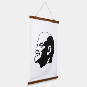 Lenin, USSR, CCCP, Sovjet-Unie, Communisme Hangend Wandkleed (Gebogen)