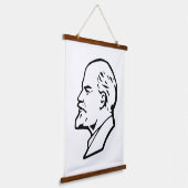 Lenin, USSR, CCCP, Sovjet-Unie, Communisme Hangend Wandkleed (Gebogen)