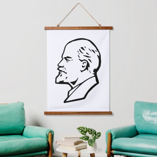 Lenin, USSR, CCCP, Sovjet-Unie, Communisme Hangend Wandkleed (Woonkamer)