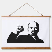 Lenin, USSR, CCCP, Sovjet-Unie, Communisme Hangend Wandkleed (Voorkant)