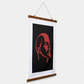 Lenin, USSR, CCCP, Sovjet-Unie, Communisme Hangend Wandkleed (Gebogen)