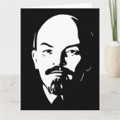 Lenin, USSR, CCCP, Sovjet-Unie, Communisme Kaart (Voorkant)