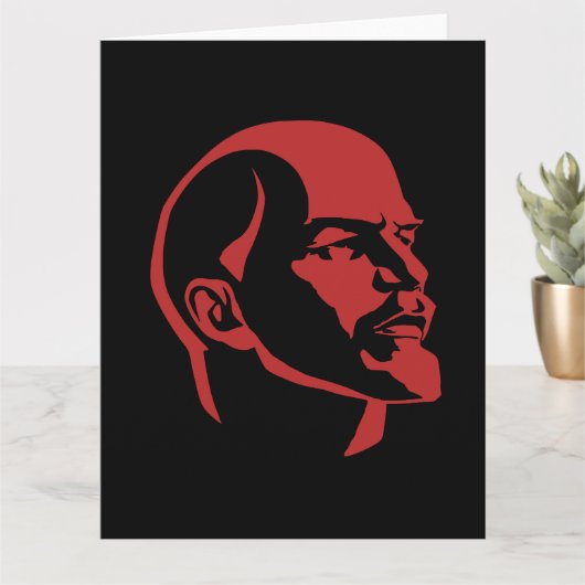 Lenin, USSR, CCCP, Sovjet-Unie, Communisme Kaart (Kleine Plant)