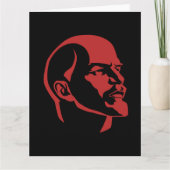 Lenin, USSR, CCCP, Sovjet-Unie, Communisme Kaart (Voorkant)