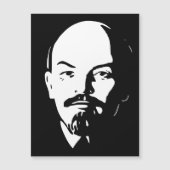Lenin, USSR, CCCP, Sovjet-Unie, Communisme Magnetische Uitnodiging (Voorkant)