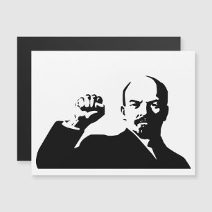 Lenin, USSR, CCCP, Sovjet-Unie, Communisme Magnetische Uitnodiging