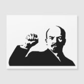 Lenin, USSR, CCCP, Sovjet-Unie, Communisme Magnetische Uitnodiging (Voorkant)