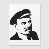 Lenin, USSR, CCCP, Sovjet-Unie, Communisme Magnetische Uitnodiging (Voorkant)