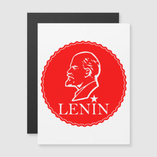 Lenin, USSR, CCCP, Sovjet-Unie, Communisme Magnetische Uitnodiging