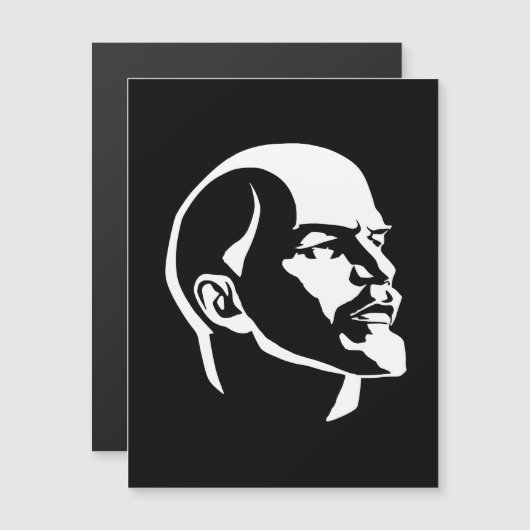 Lenin, USSR, CCCP, Sovjet-Unie, Communisme Magnetische Uitnodiging (Voorkant / Achterkant)