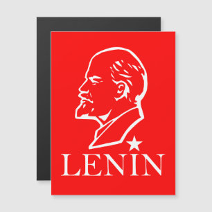 Lenin, USSR, CCCP, Sovjet-Unie, Communisme Magnetische Uitnodiging