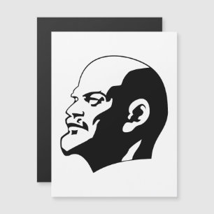 Lenin, USSR, CCCP, Sovjet-Unie, Communisme Magnetische Uitnodiging