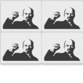 Lenin, USSR, CCCP, Sovjet-Unie, Communisme Sticker (Voorkant)
