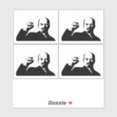 Lenin, USSR, CCCP, Sovjet-Unie, Communisme Sticker (Vel)