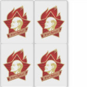 Lenin, USSR, CCCP, Sovjet-Unie, Communisme Sticker (Voorkant)