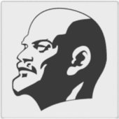 Lenin, USSR, CCCP, Sovjet-Unie, Communisme Sticker (Voorkant)