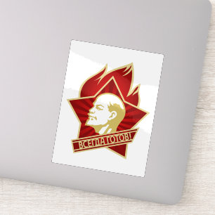Lenin, USSR, CCCP, Sovjet-Unie, Communisme Sticker