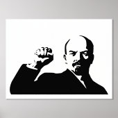 Lenin, USSR, CCP, Sovjet-Unie, Communisme Folie Afdrukken (Voorkant)