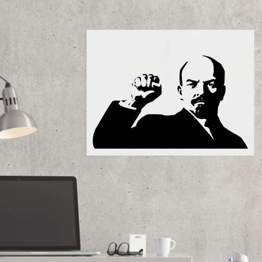 Lenin, USSR, CCP, Sovjet-Unie, Communisme Folie Afdrukken (Insitu (Desk 2))