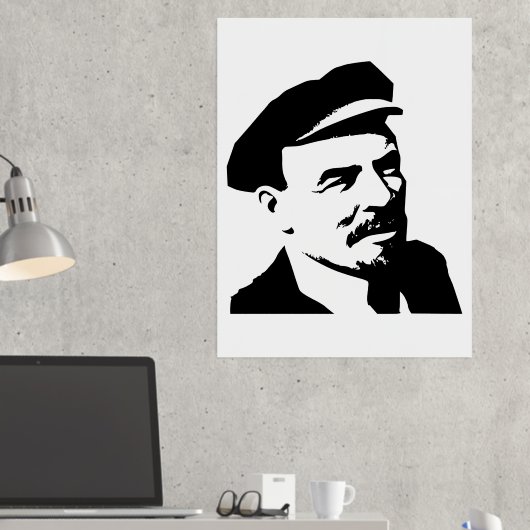 Lenin, USSR, CCP, Sovjet-Unie, Communisme Folie Afdrukken (Insitu (Desk 2))