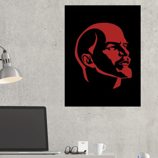 Lenin, USSR, CCP, Sovjet-Unie, Communisme Folie Afdrukken (Insitu (Desk 2))