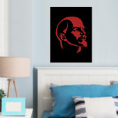 Lenin, USSR, CCP, Sovjet-Unie, Communisme Folie Afdrukken (Insitu (Slaapkamer))