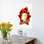 Lenin, USSR, CCP, Sovjet-Unie, Communisme Folie Afdrukken (Laag (Keuken))