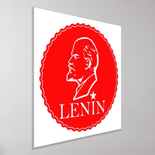 Lenin, USSR, CCP, Sovjet-Unie, Communisme Folie Afdrukken (Laagn)