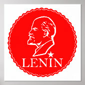 Lenin, USSR, CCP, Sovjet-Unie, Communisme Folie Afdrukken (Voorkant)