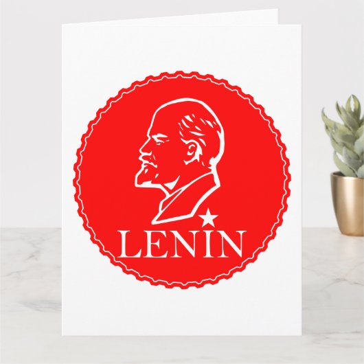Lenin, USSR, CCP, Sovjet-Unie, Communisme Kaart (Kleine Plant)