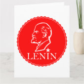 Lenin, USSR, CCP, Sovjet-Unie, Communisme Kaart (Voorkant)