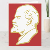 Lenin, USSR, CCP, Sovjet-Unie, Communisme Kaart (Voorkant)