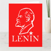 Lenin, USSR, CCP, Sovjet-Unie, Communisme Kaart (Voorkant)