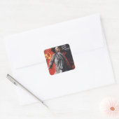 Lenin Vierkante Sticker (Envelop)