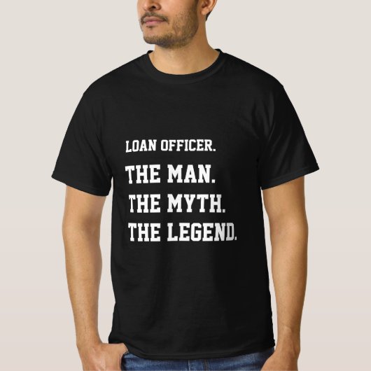 Lening agent het Man de mythe de legende T-shirt (Voorkant)